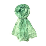 Fahabo Digital Print Mal Mal Cotton Scarf For Women Soft, Lightweight Hijab, Head & Neck Wrap | Stylish Fashion Scarf (Fern Gr