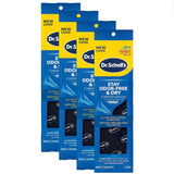 Dr. Scholls Stay OdorFree & Dry Comfort Insoles with OdorX, Unisex Inserts, 1 Pair, Full Length Trim to Fit Mens Shoe Sizes