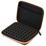 Jerliflyer Essential oils carrying case,1-3ml portable impact and leak proof hard shell essential oil organizer, 16mm Aperture h