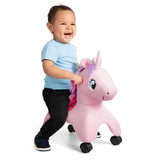 Radio Flyer Shimmer The Magical Unicorn with Interactive Lights and Sounds, Ride On Toy for Toddlers Ages 1-3, Pink Unicorn Toy