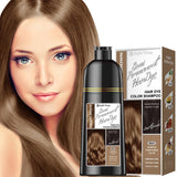 Joyful Young Natural Color Hair Dye Shampoo 3 IN 1, Instant Hair Coloring, Gray Coverage for Men & Women, Beard Dye Vegan Ammoni
