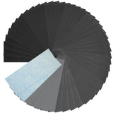 cooclensportey 50PCS Sand Paper, 13 Grits Premium Sandpaper Assortment - 120/150/180/240/320/400/600/800/1000/1500/2000/3000/500