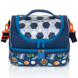 YOYTOO Kids Double Decker Cooler Insulated Lunch Bag, Back to School Large Meal Tote for Boys, Girls, Men, Women, with Adjustabl