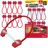 Ruby Holding Hands UltraPowerful Magnetic Silicone Zip Ties, ASSEENONTV, IndustrialStrength Cable Ties with Magnet Automati