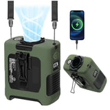 Portable Fan Wearable Personal Fan with 5 Speed Max 55 Working Hours Low Noise Portable Neck Fans Cooling Waist Fans for Camping