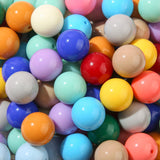 ANCADN 20mm Acrylic Beads 100pcs Deep Color Bead Chunky Bubblegum Beads for DIY Jewelry Making (deepcolor)