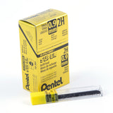 Pentel Super HiPolymer Lead Refill, 0.9mm Thick, 2H, 180 Pieces of Lead (5092H)
