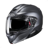 HJC RPHA 91 Solid Modular Motorcycle Helmet with HJ-37 Pinlock Shield, DOT Approved (Semi Flat Anthracite, X-Large)