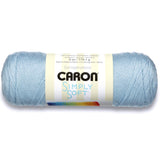 Caron Simply Soft Solids Yarn (4) Medium Gauge 100% Acrylic - 6 oz - Blue - Machine Wash & Dry (H970039712)