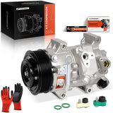 A-Premium Air Conditioner AC Compressor with Clutch Compatible with Toyota Corolla 2007 2009 2010, Matrix 2009-2013 & Scion xB 2