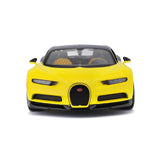 Maisto Bugatti Chiron Yellow and Black 1/24 Diecast Model Car