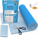 Biodefensor Air Vent Filter Kit Made in USA Large 90x20 MERV 6 Electrostatic Roll, Cut to Fit All Floor Registers, Grilles,