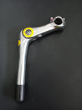 DONSP1986 Quill Stem Adjustable 25.4mm, 22.2mm Alloy Alum 110mm -for Beach Cruisers, MTB's, and Gas Powered Bicycles- Silver (Si