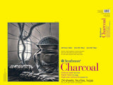Strathmore 300 Series Charcoal Paper Pad, Glue Bound, 18x24 inches, 24 Sheets (64lb/95g) Artist Paper for Adults and Students