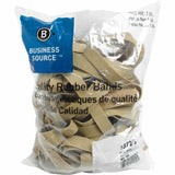 Business Source 15726 Rubber Bands,Size 105,1 lb./BG,5Inch x5/8Inch ,Natural Crepe