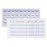 Larger Lines 12 Pack Check Registers for Personal Checkbooks, Blank Checkbook Registers for Personal or Businesses Use, Check Re