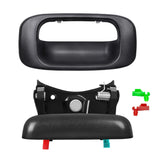 Dunhil Tailgate Tail Gate Handle & Bezel for Chevy Silverado GMC Sierra 1500 1500HD 2500HD 2500 3500 1999-2007, 15997911 1522853