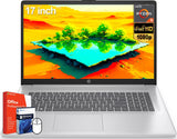 HP 17 inch Laptop, Microsoft Office Lifetime License, AMD Ryzen 5 7430U, 16 GB RAM, 1 TB SSD, 17.3 FHD Display, AMD Radeon Graph