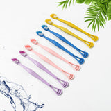 Trasoniq 2In1 Tooth Brush With Tongue Scraper, Soft Bristle & Long Handle (8Pcs) Soft Toothbrush