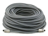 Monoprice Premium S/PDIF (Toslink) Digital Optical Audio Cable - Silver - 100ft | Heavy Duty Mesh Jacket, Metal Connector Heads,