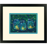 Dimensions Counted Cross Stitch Kit for Beginners, Be a Light, 14 Count Navy Aida, 7 x 5