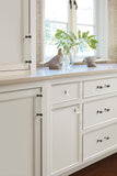 Amerock | Cabinet Pull | Clear/Oil-Rubbed Bronze | 6-5/16 Inch (160 Mm) Center To Center | Glacio | 1 Pack | Drawer Pull | Drawe