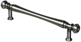 MNG Hardware 20721 8Inch C/C 10 1/2Inch Overall Oversize Vanilla Finial Pull, Satin Nickel