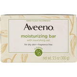 Aveeno Gentle Moisturizing Bar Facial Cleanser with Nourishing Oat for Dry Skin, Fragrance-free, Dye-Free, & Soap-Free, 3.5 oz (