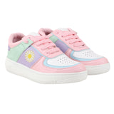 Shoetopia Girls Noni Pink Sneaker - 3 Uk (Girls-Noni-Pink),Pink,3,B0CRNSQJ8D