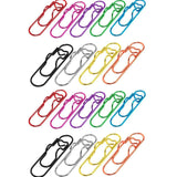 Vihaanta 18 pcs pen loop, pen holder, Clipon Pen Holders for Notebooks, Journals, and Planners, Paperclip Pen Holder Bookmark,
