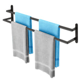 32Inch Double Towel Bar, JIAPAIDUO Towel Rack for Bathroom, Stainless Steel Double Bath Towel Bar, Wall Mounted Towel Holder, Ma