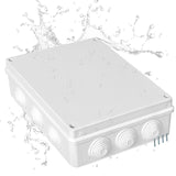 Iron Forge Cable Waterproof Junction Box, 11 x 9 Inch Outdoor Waterproof Electrical Box, Outdoor Junction Box Enclosure, Plastic