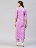 Gosriki Women'S Cotton Blend Printed Straight Kurta With Pant Pack Of 2 (Combo-Wamurti-Mikaa-Gs_S_Multi_Small) Multicolour,Multicolour,,B0CM9KMHHR