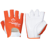 Superior Glove VIBGHFV/M Vibrastop Goatskin Leather Palm Half-Finger Vibration-Dampening Gloves, Size Medium