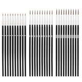 30pcs Detail Paint Brushes, Fine Tip Paint Brush with 3 Sizes #0#00#000 Mini Tiny Miniature Fine Paint Liner Brush for Miniature