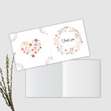BIRDS MIND Thank You Cards | Mini Folding Thankyou Cards For Small Bussiness Orders Return Gift (10 x 5 cms) (60 PCs)