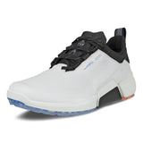 ECCO Men's Biom Hybrid 4 Gore-TEX Waterproof Golf Shoe, White/Black EVR Edition, 10-10.5
