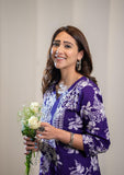 Anni Designer Women'S Rayon Blend Chikankari Embroidered Straight Kurta (Sceros Violet-Nw_Xl_Violet_X-Large),Violet,XL,,,
