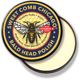 Bald Head Polish: Mens Aftershave Polish for Men, Waterproof Moisturizer for Bald Heads, Great for Father's Day, Christmas, Holi