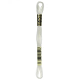 DMC 1173865 Mouline Stranded Cotton Six Strand Embroidery Floss Thread, Winter White, 8.7Yard