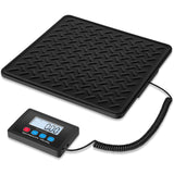 Fuzion Shipping Scale, 440LB x 10g High Accuracy Digital Postal Scale, Durable Alloy Steel Platform, Heavy Duty Scale for Packag