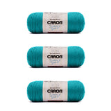Caron Simply Soft Blue Mint Brites Yarn 3 Pack of 170g/6oz Acrylic 4 Medium (Worsted) 315 Yards Knitting, Crocheting &