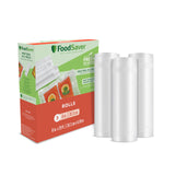 FoodSaver Custom Fit Airtight Food Storage and Sous Vide Vacuum Sealer Bags, 8 x 20' (Pack of 3), Perfect for Meal Prep and Sous