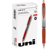 Uniball Signo 207 Retractable Gel Pen 12 Pack, 0.7mm Medium Red Pens, Gel Ink Pens | Office Supplies Sold by Uniball are Pens, B
