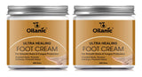 Oilanic Ultra Healing Foot Cream for Soft and Smooth Feet (Pack of 2, Each 100 Grams)|Deep Moisturization for Dry and Rough Skin