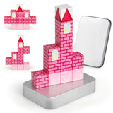 3 otters 12PCS Magnetic Building Blocks, STEM Learning Toys Magnetic Cube Kids Travel Activities with Storage Box for Girls Boys