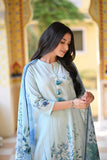 Anni Designer Women'S Cotton Blend Printed Straight Kurta With Pant & Dupatta (Durjan Blue-Nw_S_Blue_Small),Blue,S,,,