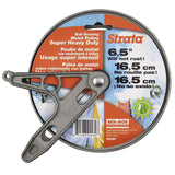 Strata Ball Bearing Style Clothesline Pulley 6.5 Heavy Duty Metal, Rustproof Silver for Outdoor Laundry Drying, Line Pulley