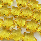 20pcs Acrylic Crystal Star Beads 28mm Star Shape Faceted Beads for Jewelry Making Bracelet Necklace Key Chains DIY Crafts(Gold Y