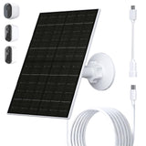 FUTUREZEN 6W Solar Panel for Arlo Camera, Solar Charger Compatible with Arlo Essential 2K (2nd Gen), Essential XL & Spotlight Ca